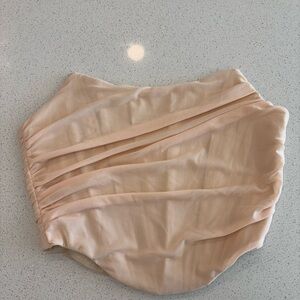Elegant Cream Women's Tube Top